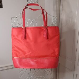Isaac Mizrahi Red Tote Bag
